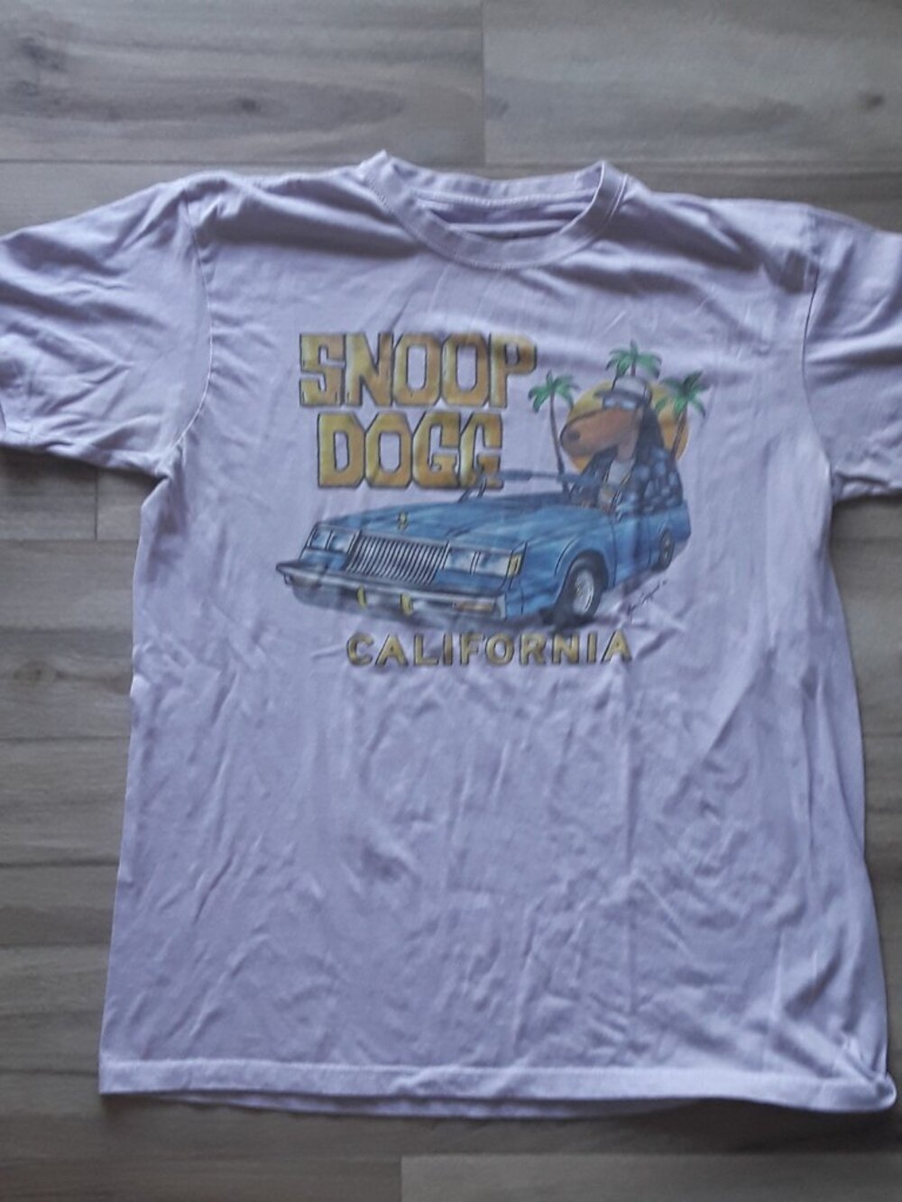 Snoop Dogg California Lowrider T-Shirt | Lavender Graphic Tee